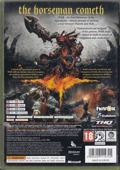 Darksiders - XBOX 360 (B Grade) (Genbrug)